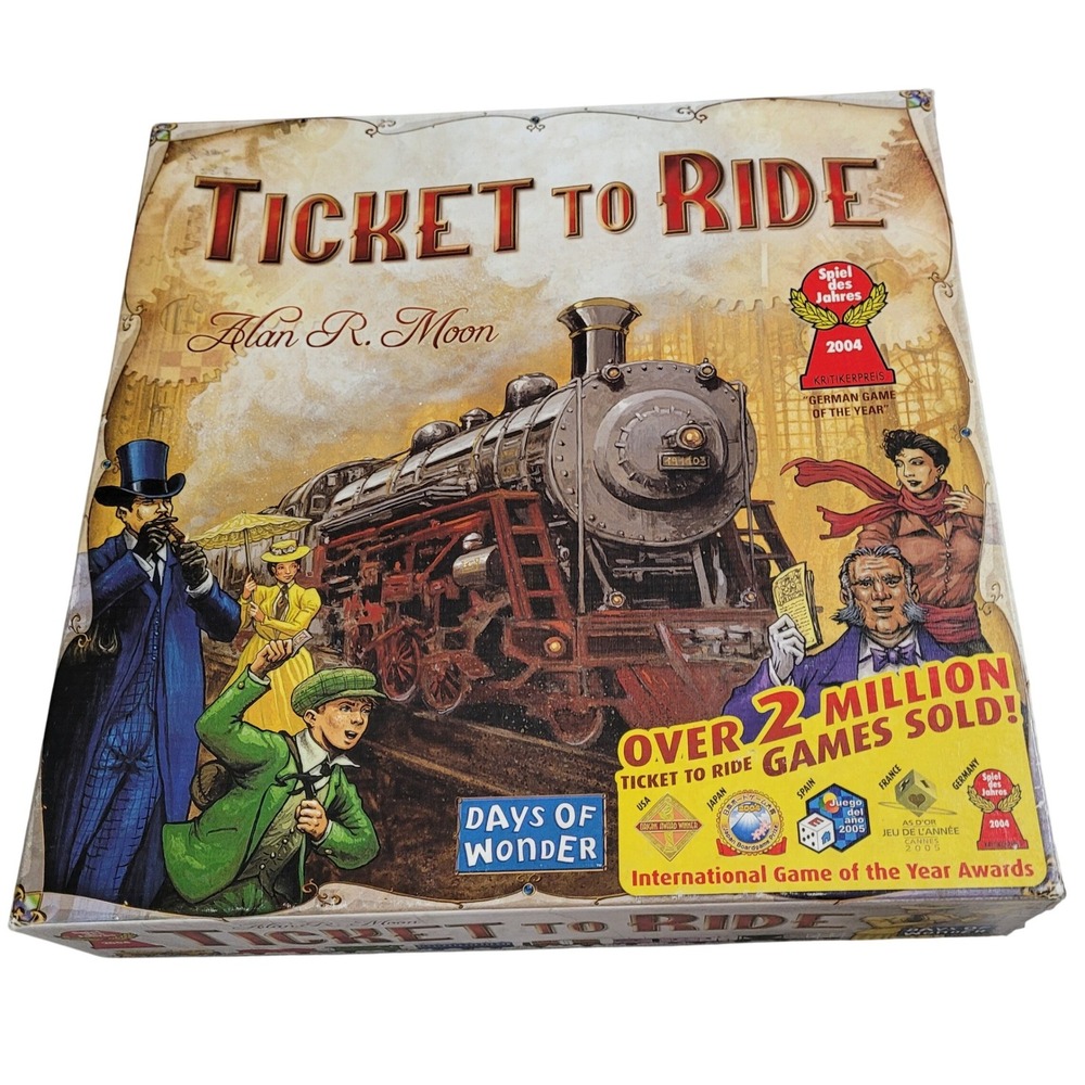 Days of Wonder Ticket to Ride Board Game Multi Train Adventure strategy classic